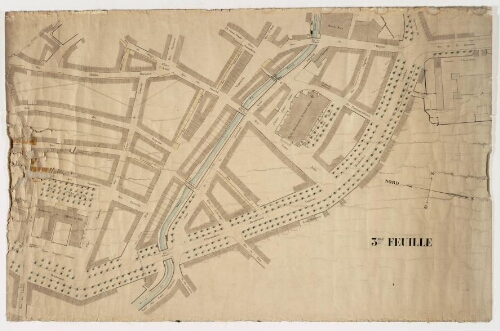 Copie du plan général des alignements de la ville de Montbrison (3)
