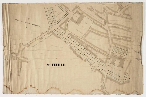 Copie du plan général des alignements de la ville de Montbrison (2)