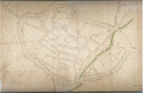 Plan général de la ville de Montbrison et ses faubourgs