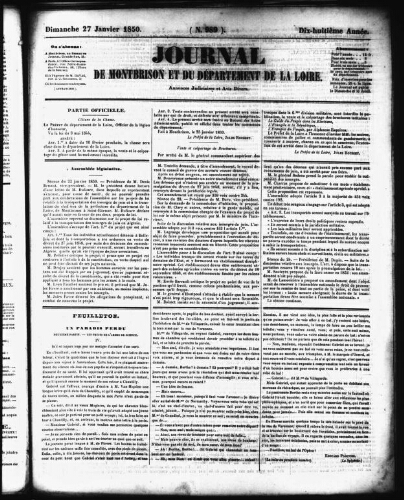Journal de Montbrison et du département de la Loire